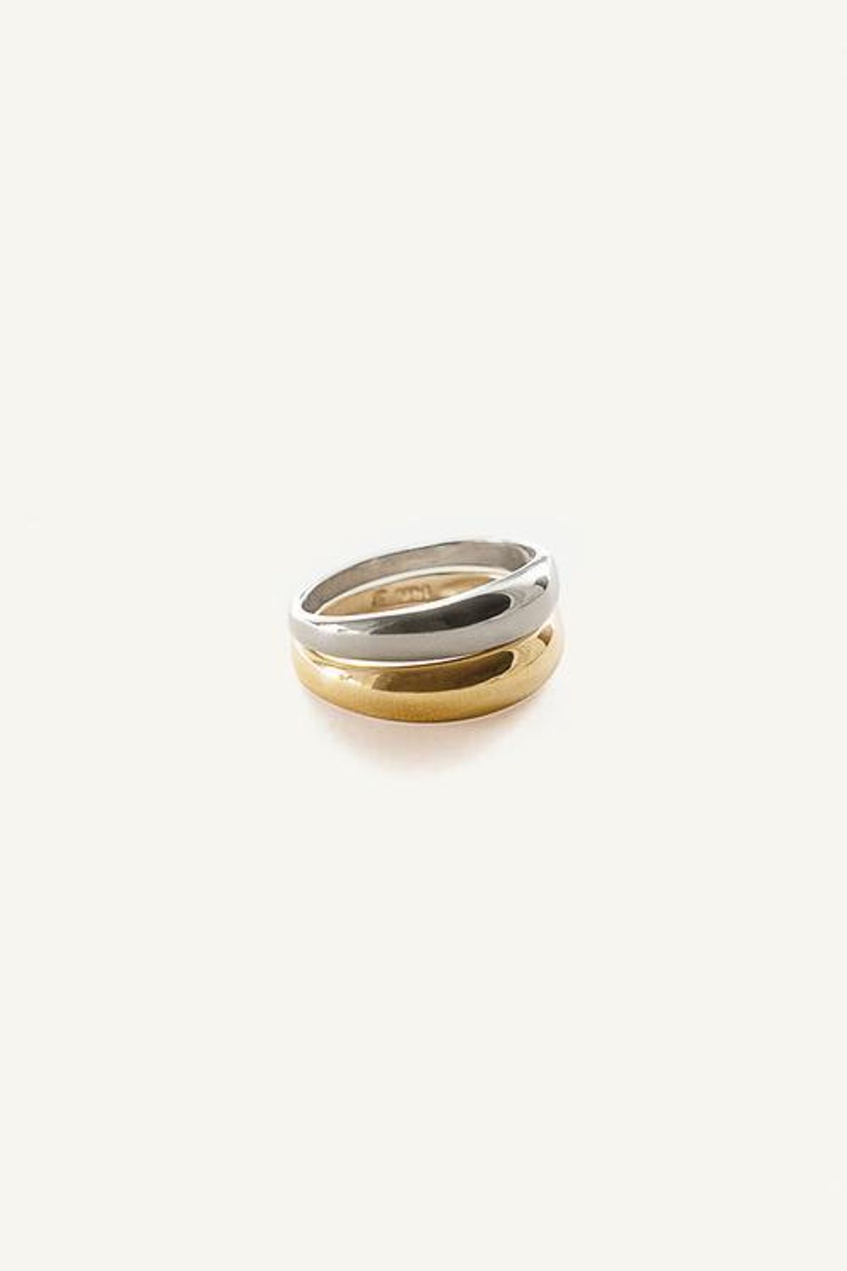 Kinn Studio Double Dare To Love Dome Rings