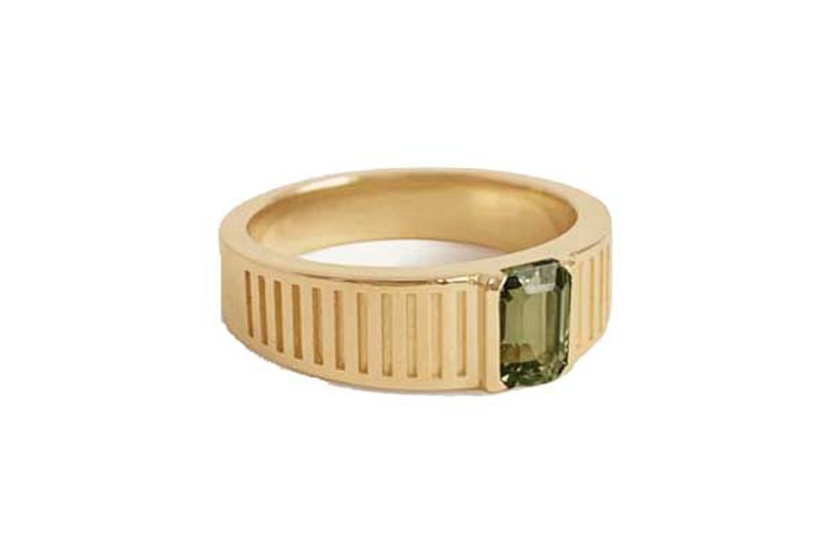 kinn studio solis ribbed ring