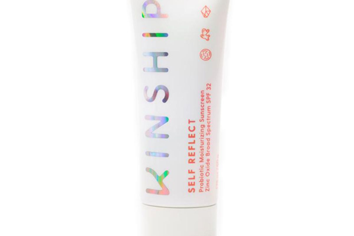 kinship self reflect probiotic moisturizing sunscreen zinc oxid spf 32