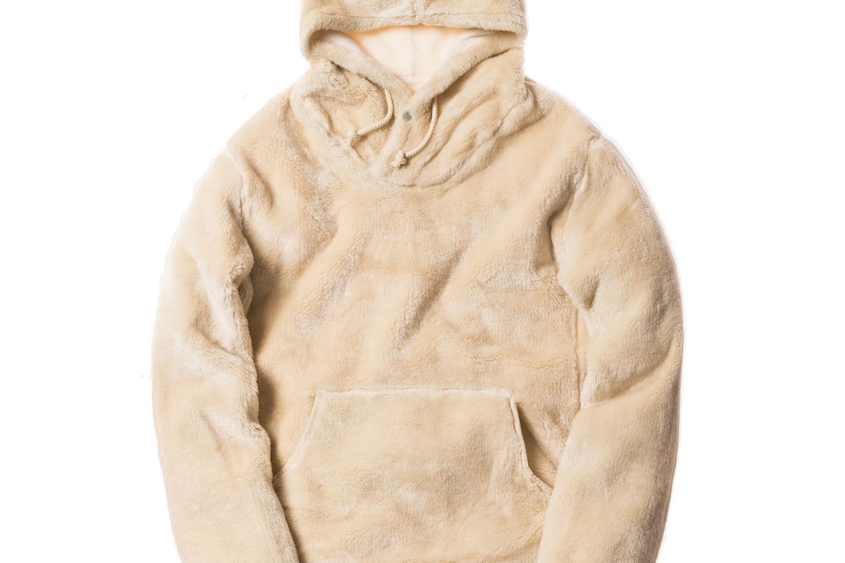 kith x nonnative sherpa hoodie