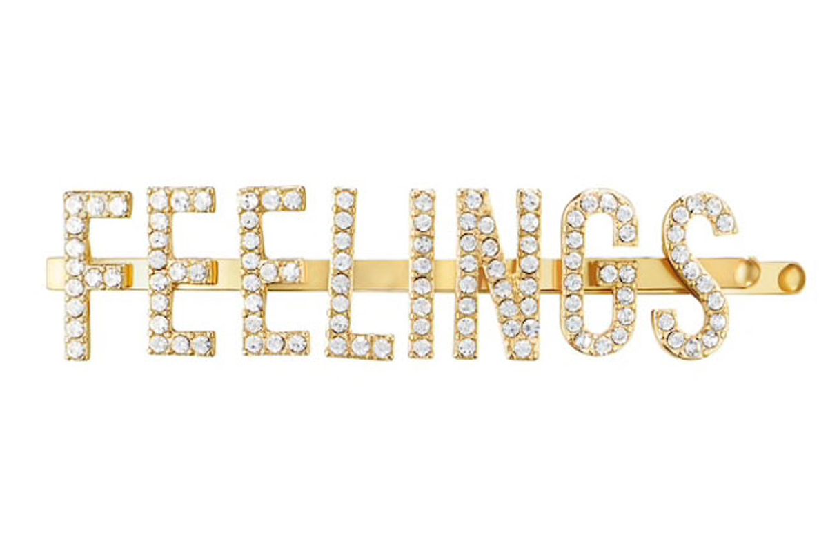 kitsch x justine marajan rhinestone feelings bobby pin