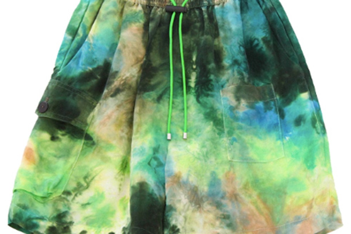 kkco camp short in earth tie dye