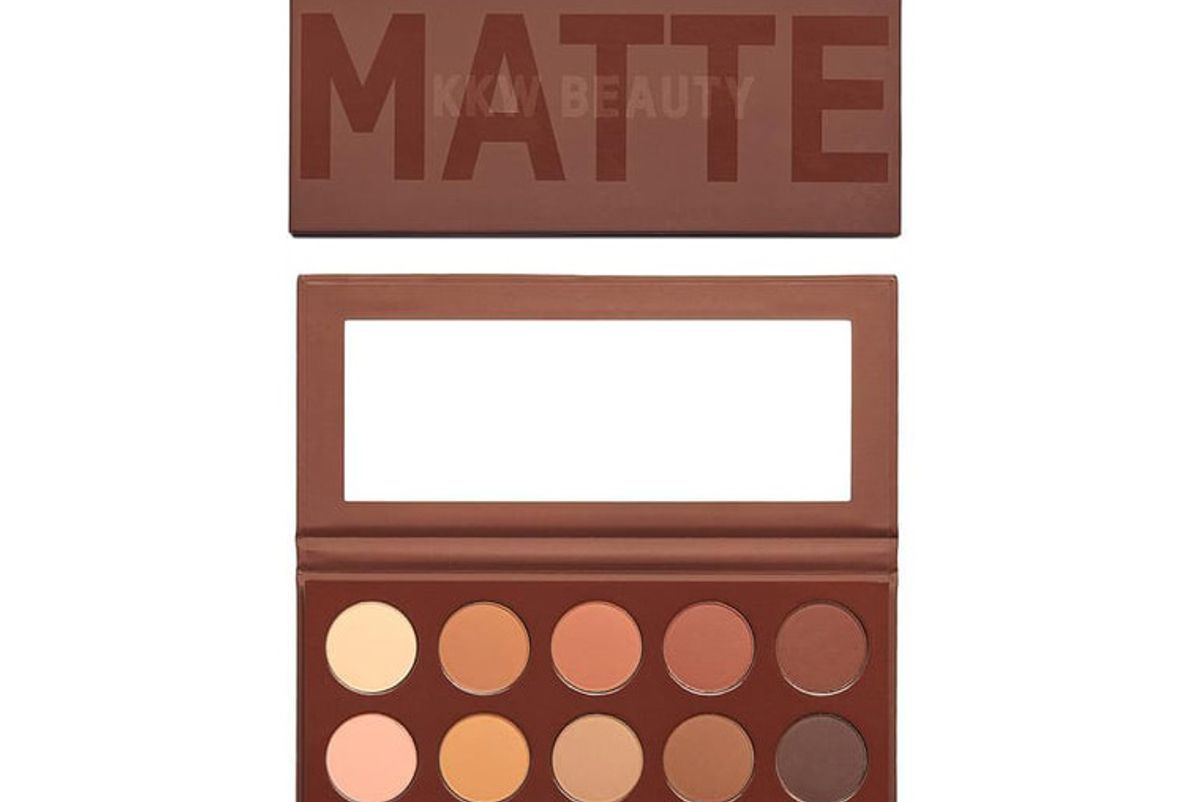 kkw beauty matte cocoa eyeshadow palette