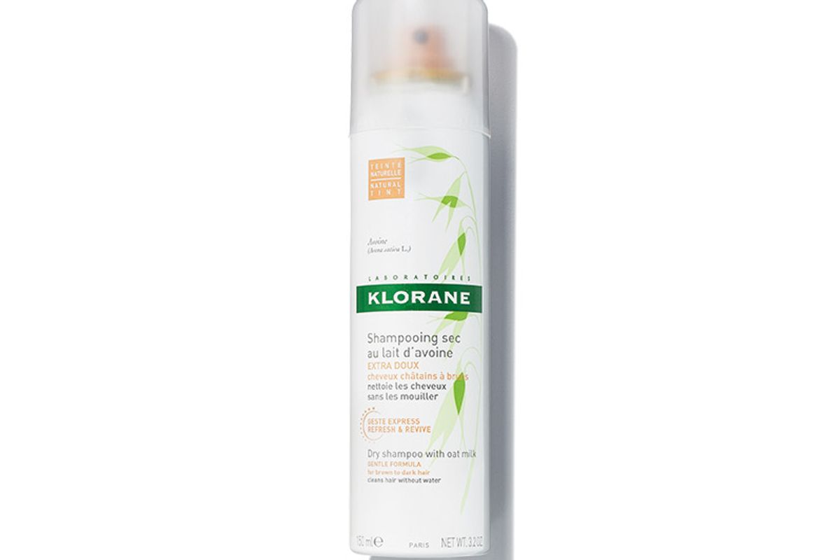klorane dry shampoo with oat milk natural tint