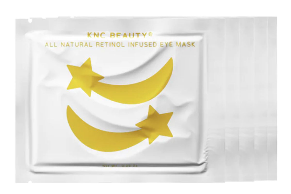 knc beauty all natural retinol infused eye mask
