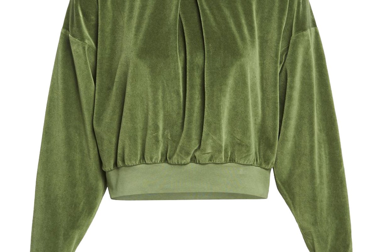 kondi front pleat sweatshirt