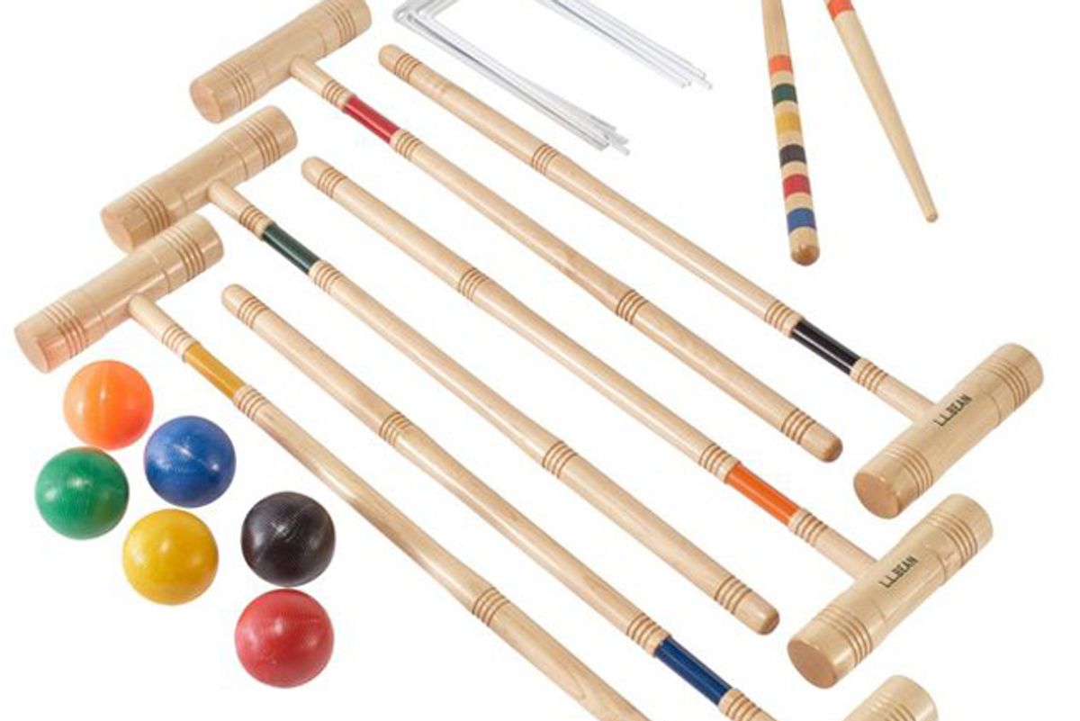 l.l.bean maine coast croquet set