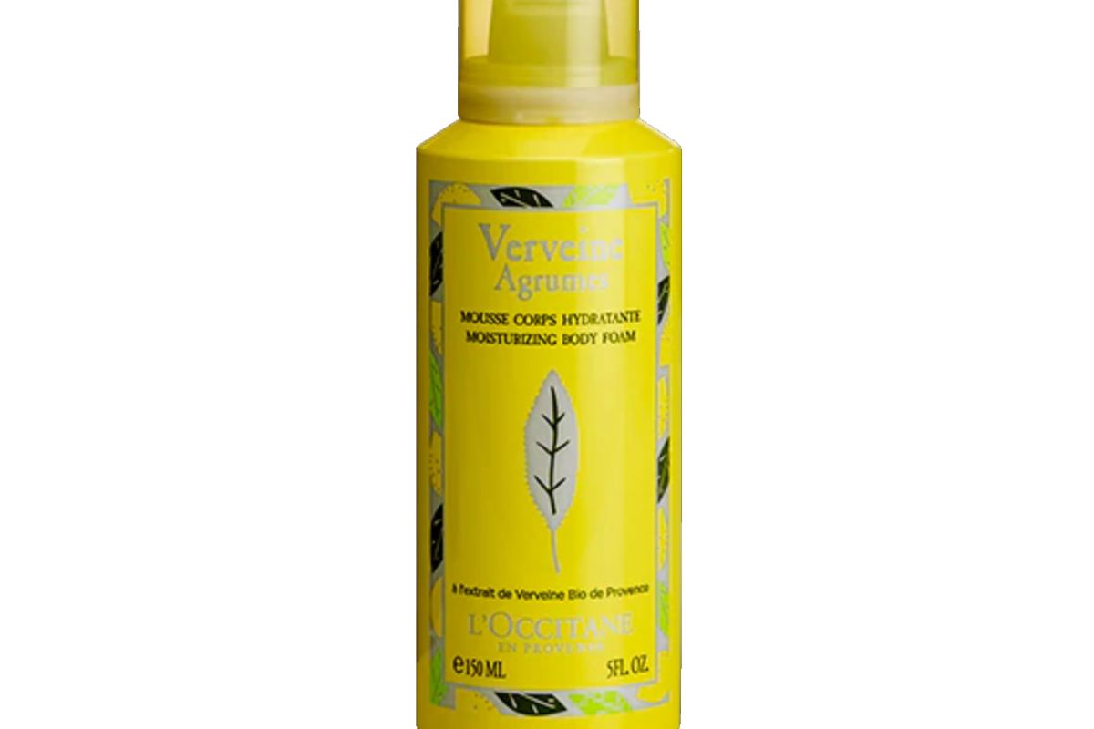 l'occitane citrus verbena moisturizing body foam