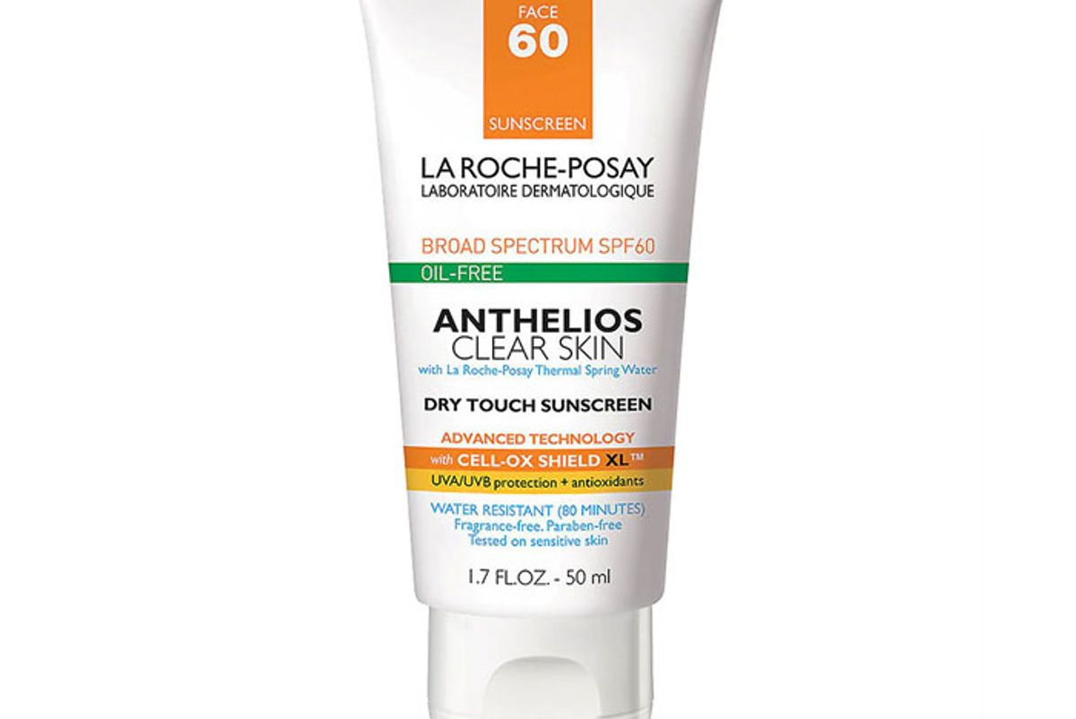 la roche posay anthelios clear skin dry touch sunscreen spf 60