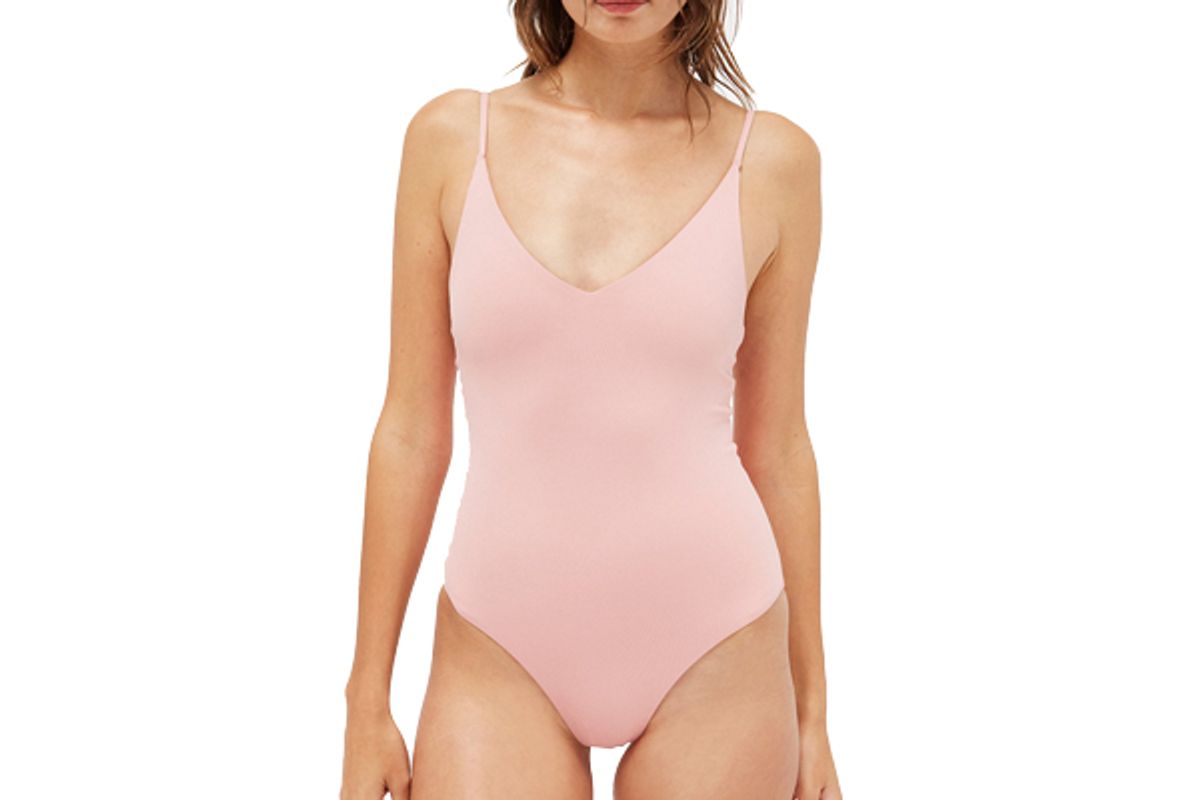 lacausa scoop back one piece