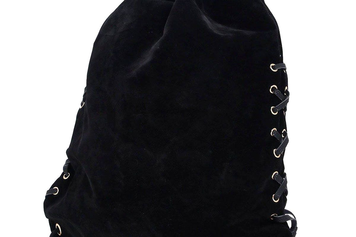 Natalie Lace Up Drawstring Rucksack