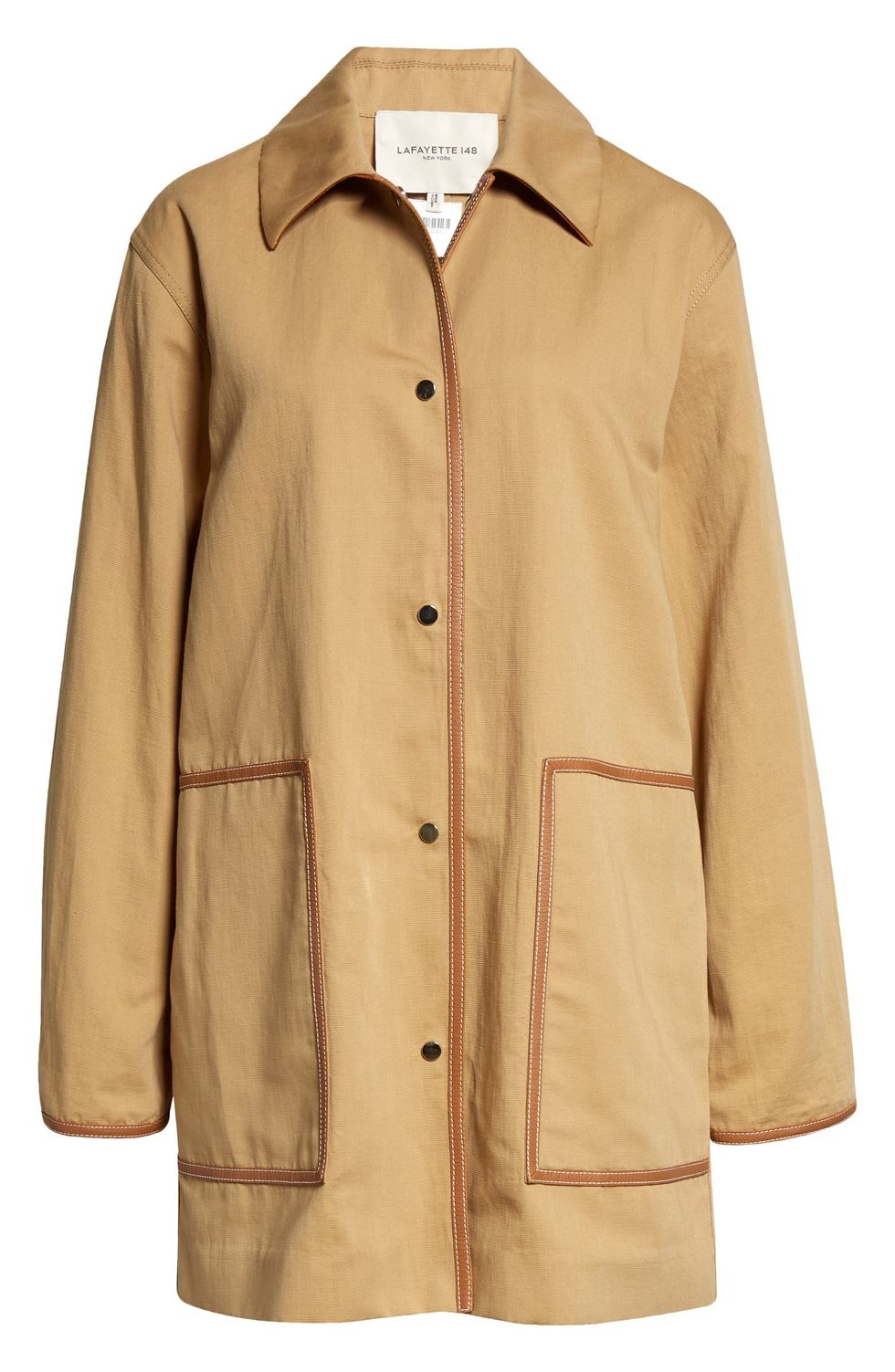 Lafayette 148 Cotton Linen Coat