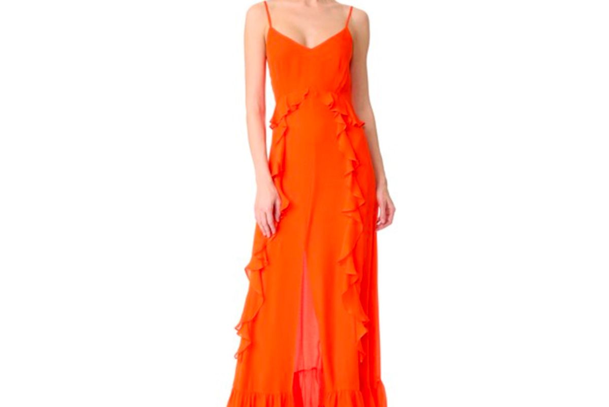 Perla Ruffle Maxi Dress