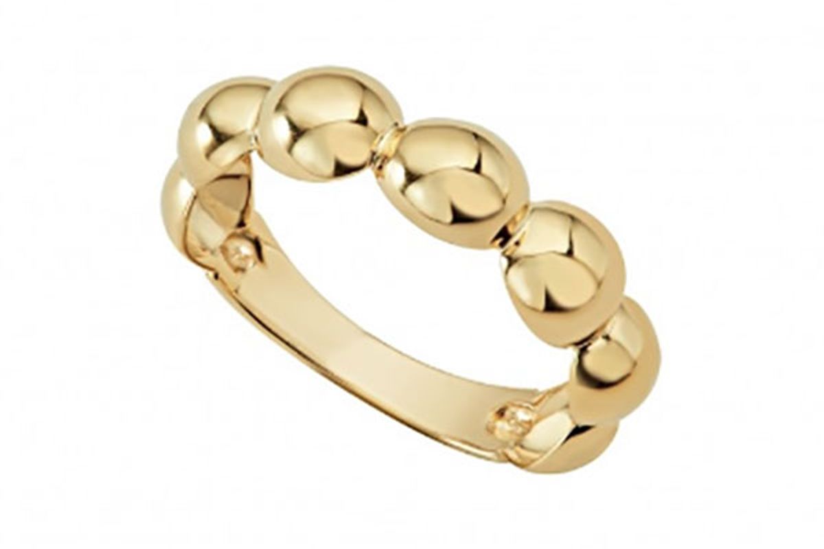 Caviar Gold Ring