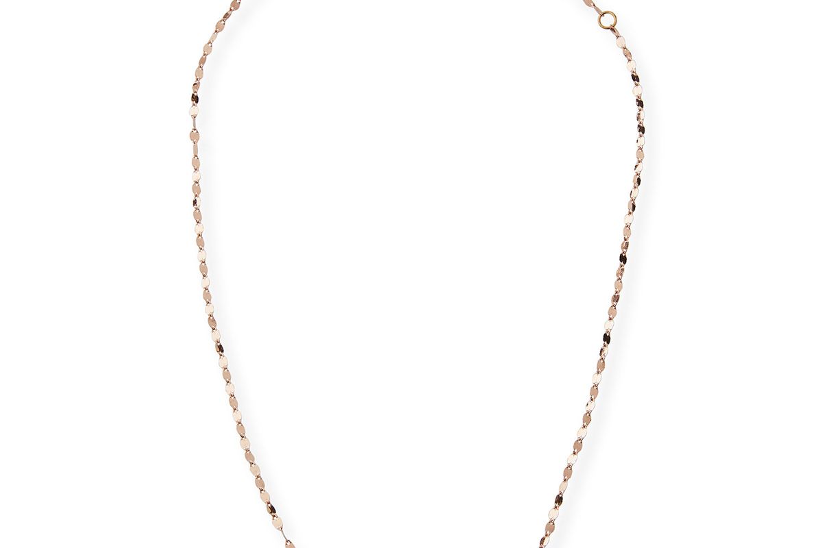 lana 14k alias single strand choker necklace