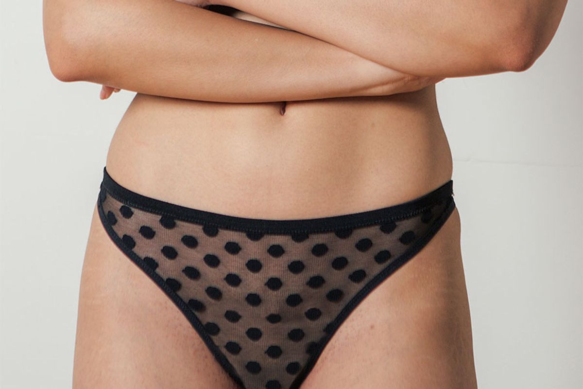 land of women dot high waisted brief
