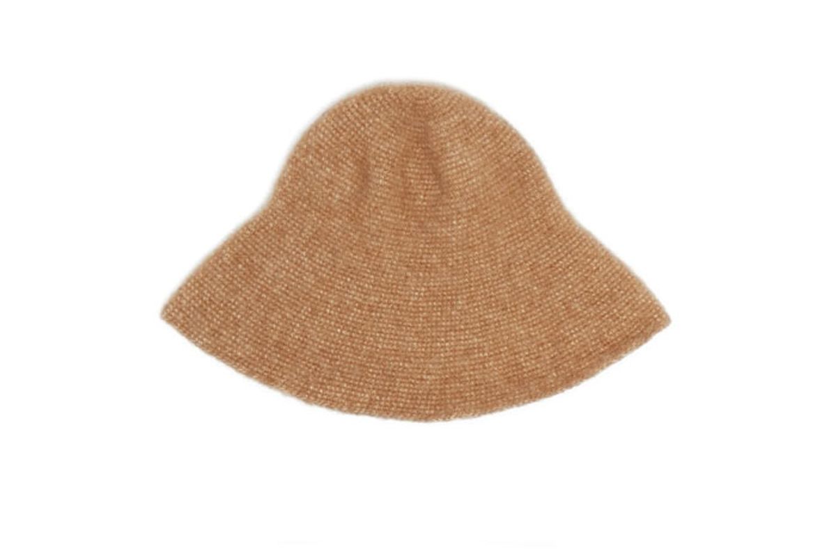 lauren manoogian cotton alpaca wool blend hat