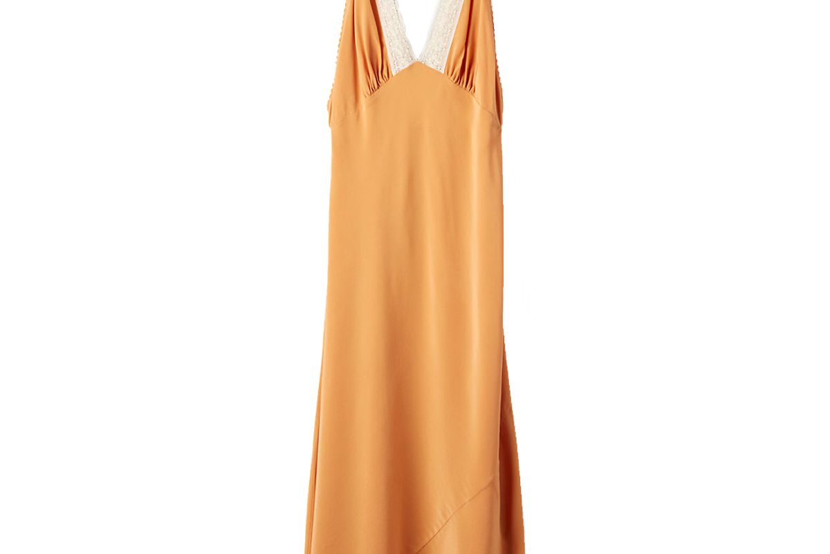 le fou wilfred adelphie silk slip dress