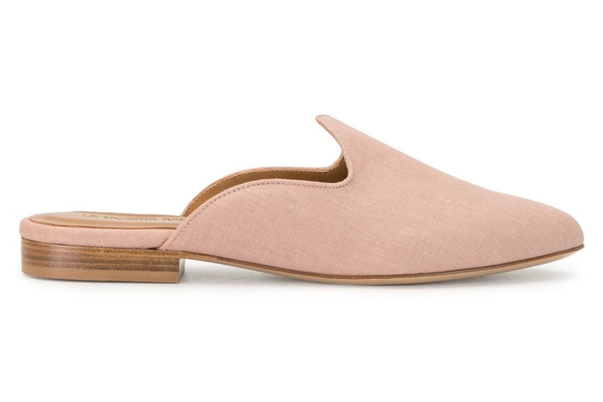 le monde beryl textured low heel mules