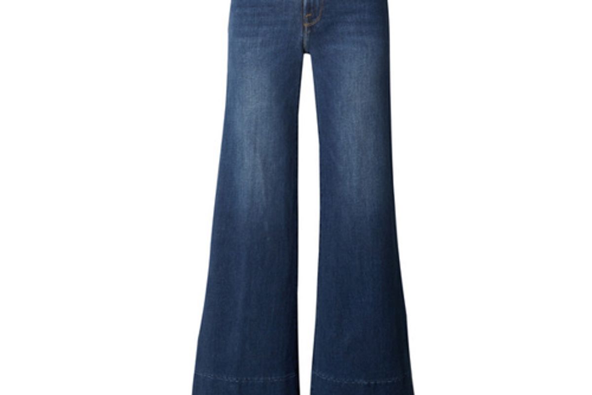 le palazzo high rise wide leg jeans