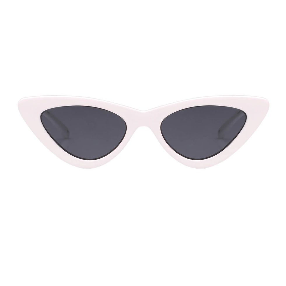 Le Specs Lolita White Smoke Sunglasses