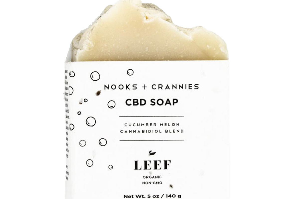 leef organics nooks and crannies cbd soap