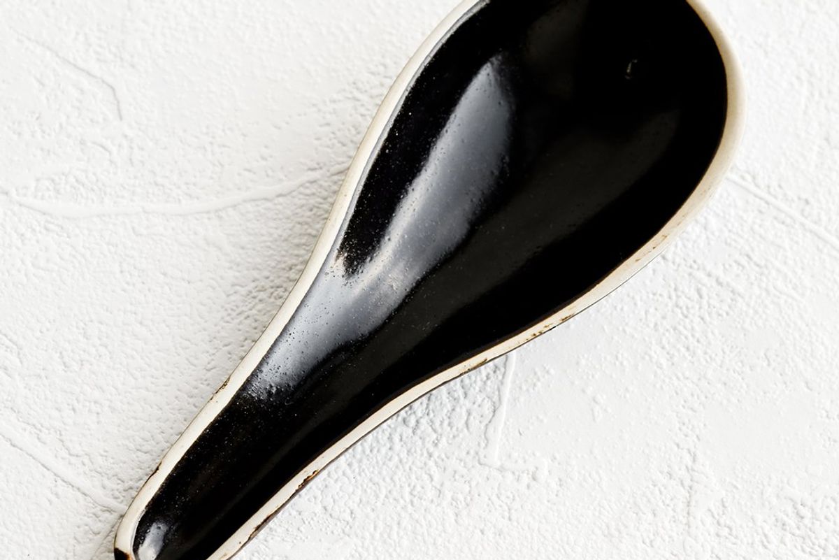 leif raven ceramic spoon rest