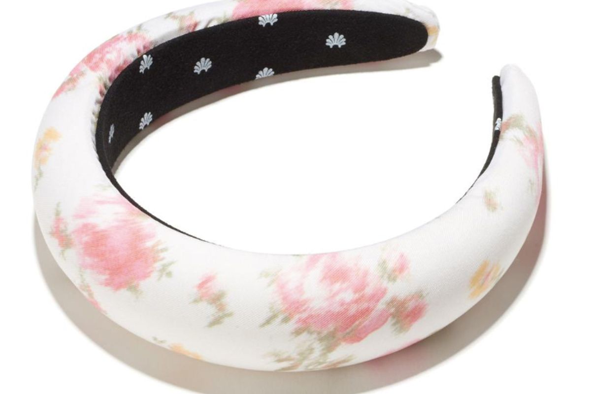 lele x lsf pink romance padded headband