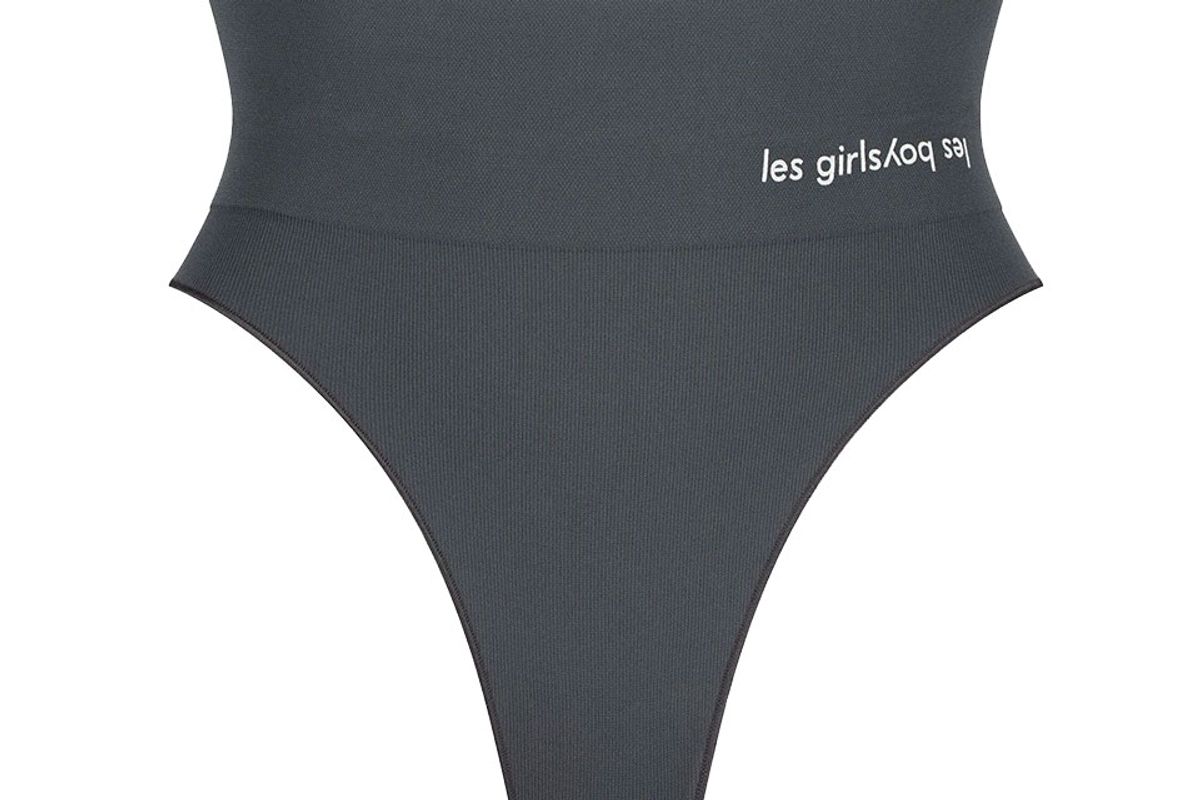 les girls les boys semi sheer seamfre thong