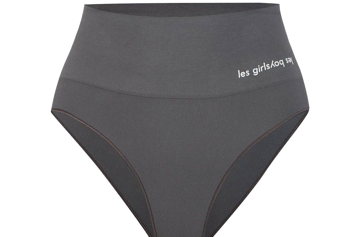 les girls les boys semi sheer seamfree high waist briefs