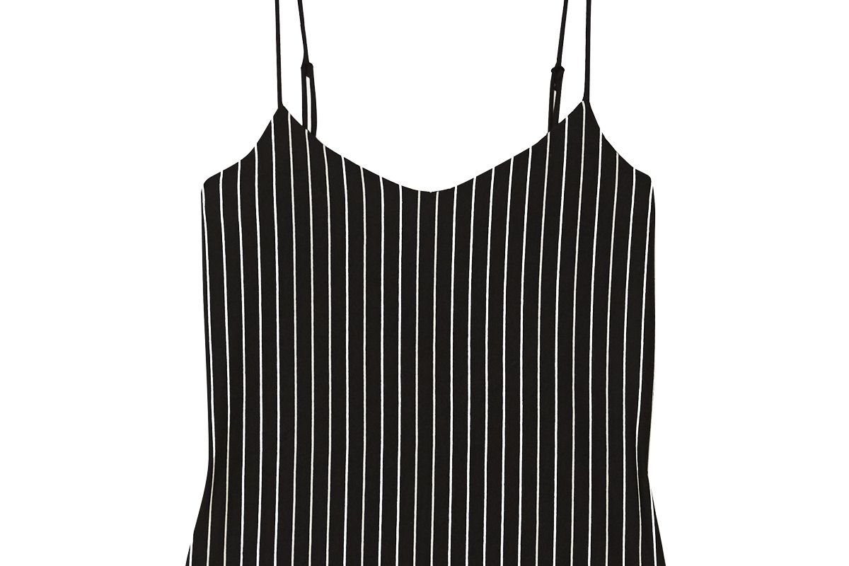 leset amber pinstriped stretch jersey camisole