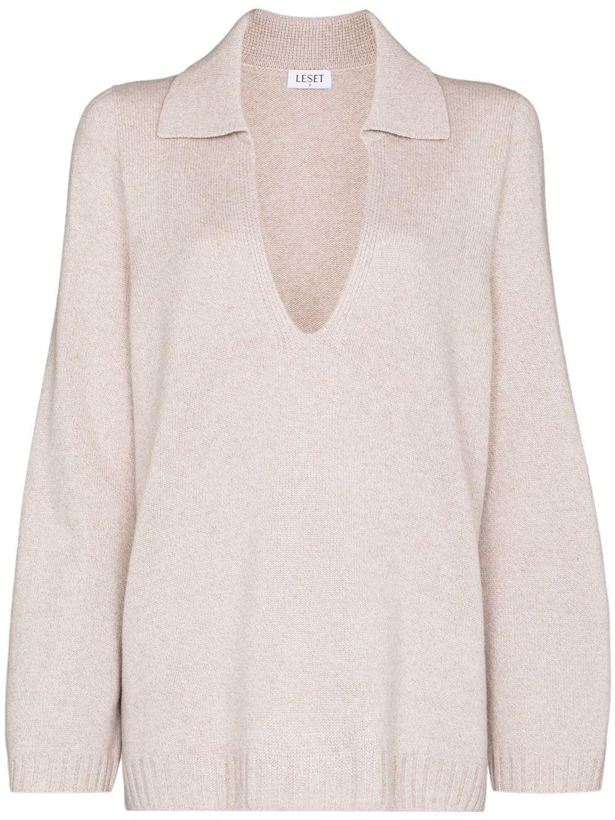 leset zoe classic collar jumper