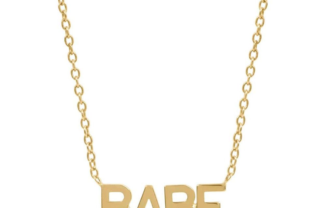 Gold ID Necklace