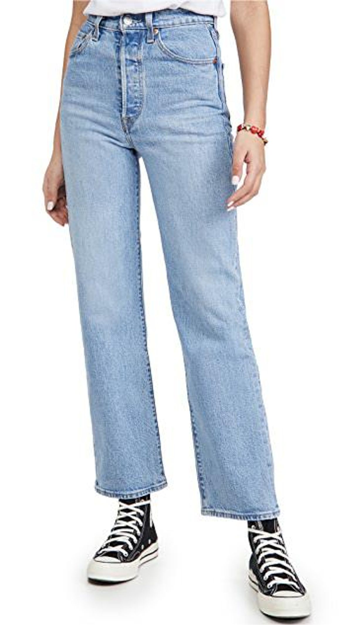 levis ribcage straight ankle jeans