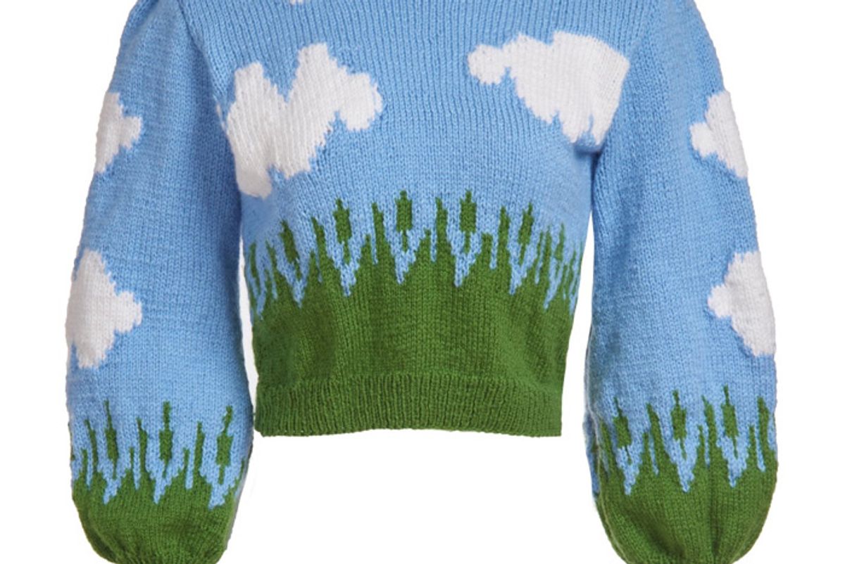 lirika matoshi clouds knit sweater