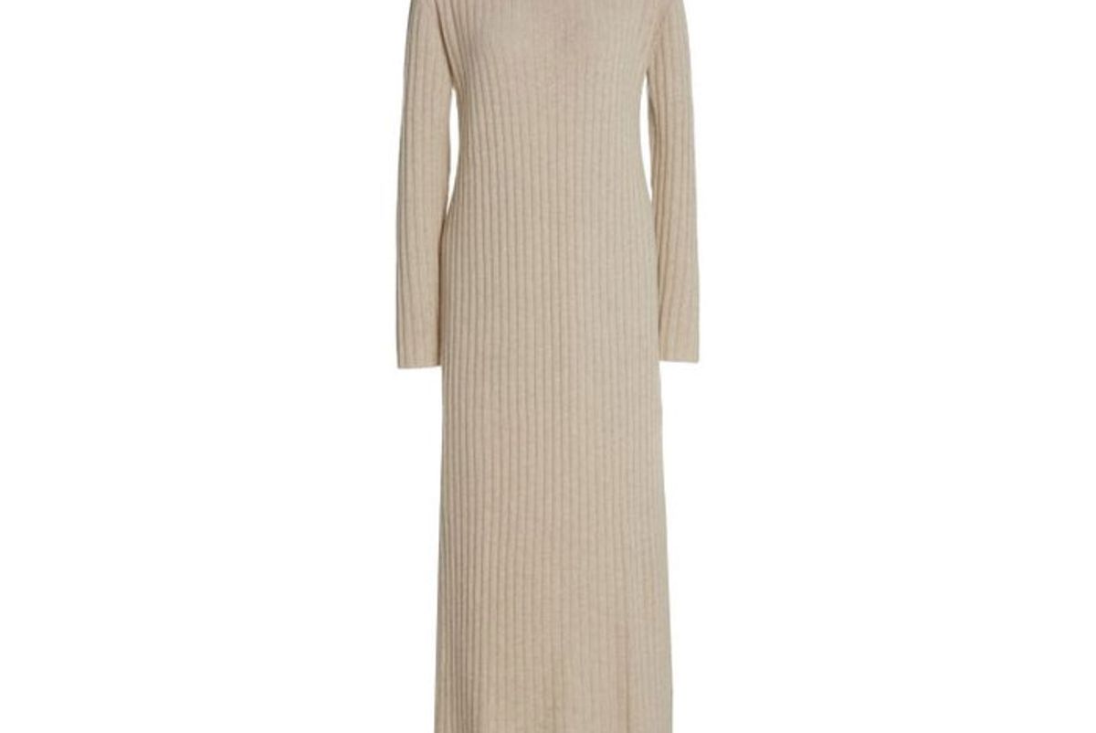 lisa yang rita ribbed cashmere midi dress