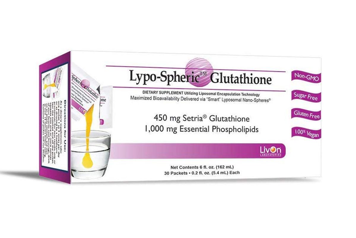 livon laboratories lypo spheric glutathione 30 packets