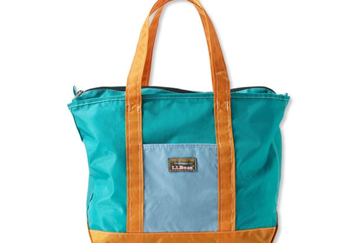 ll bean everyday tri color tote medium