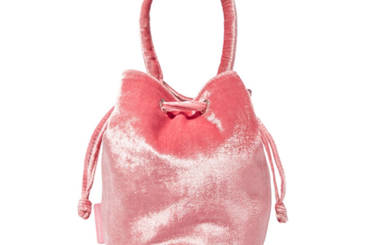 loeffler randall esmyn velvet bucket bag