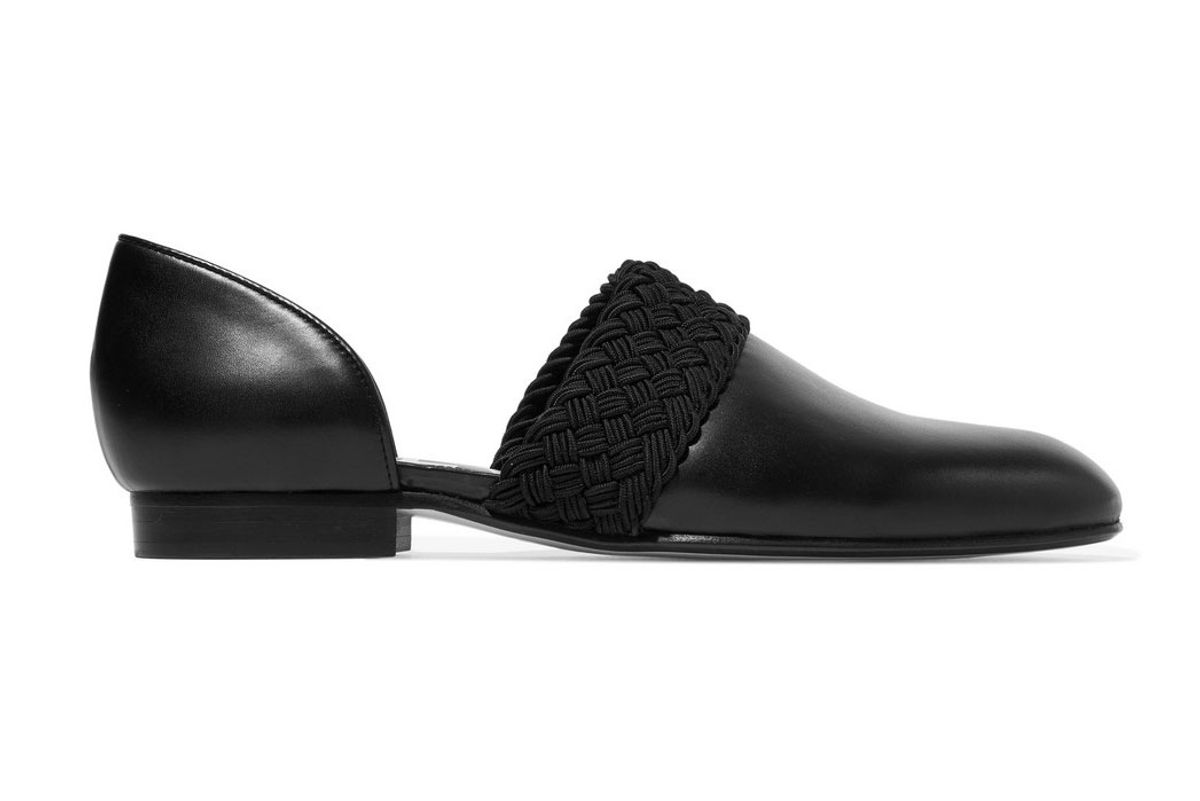 loewe flex d'orsay leather loafers