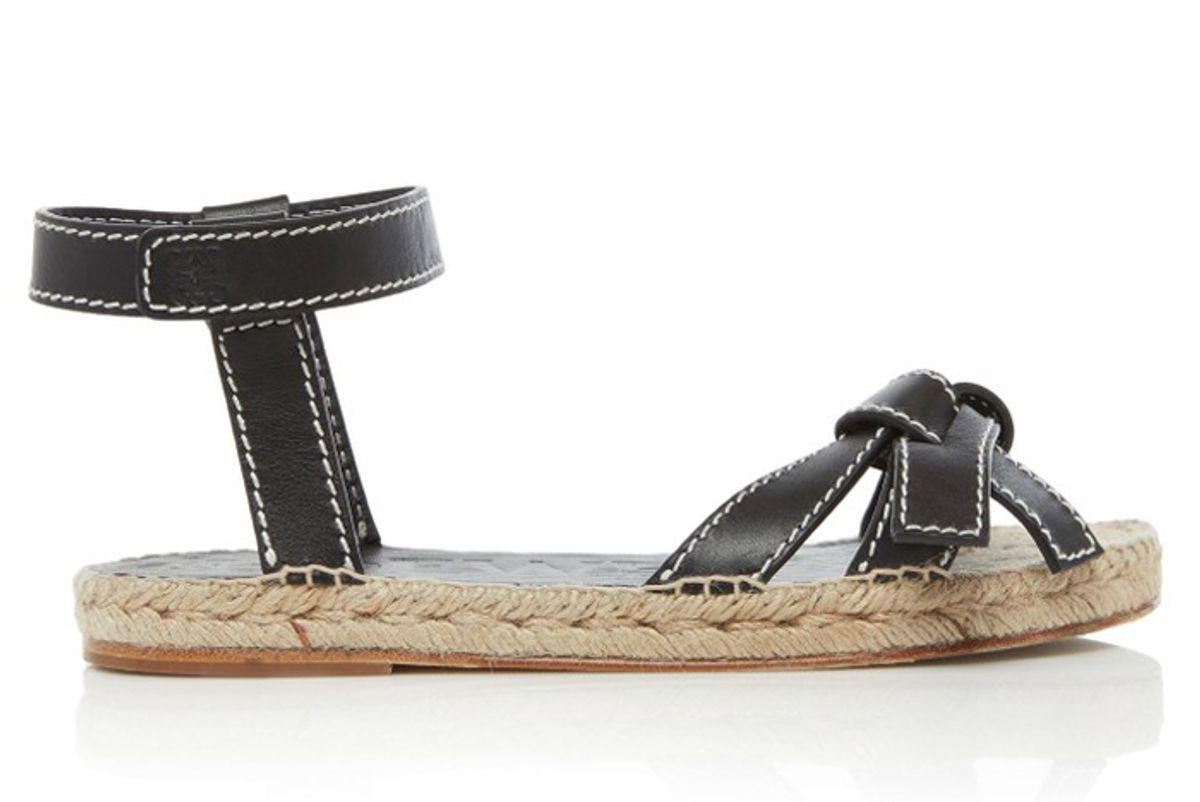 loewe gate leather sandals