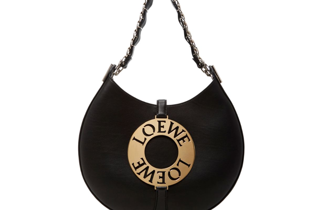 Joyce Embellished Leather Shoulder Bag