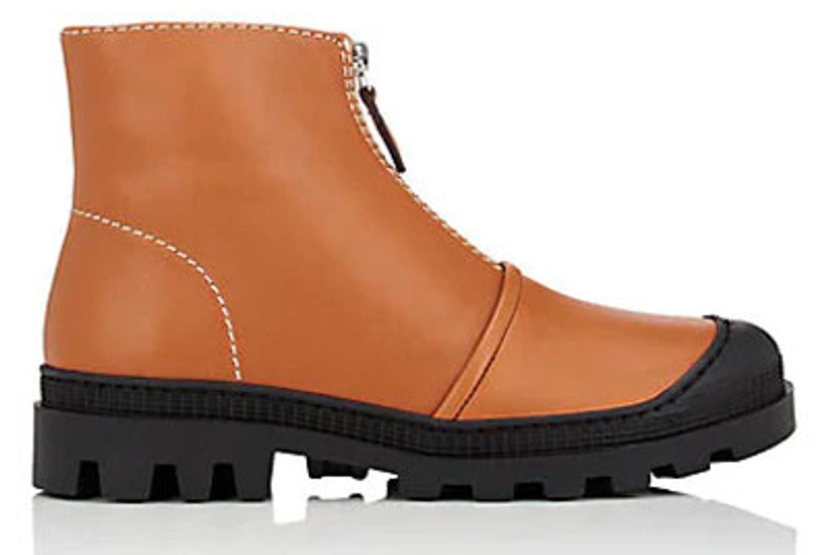 loewe leather ankle boots