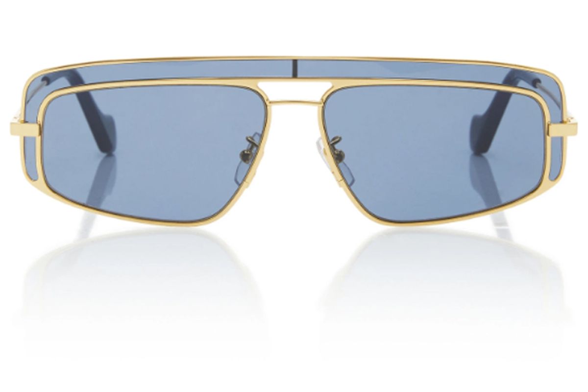 loewe square frame metal sunglasses