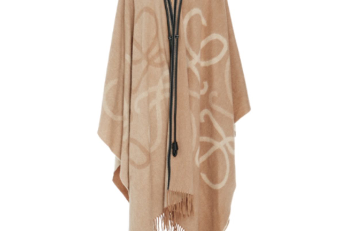 Wool And Cashmere Blanket Cape