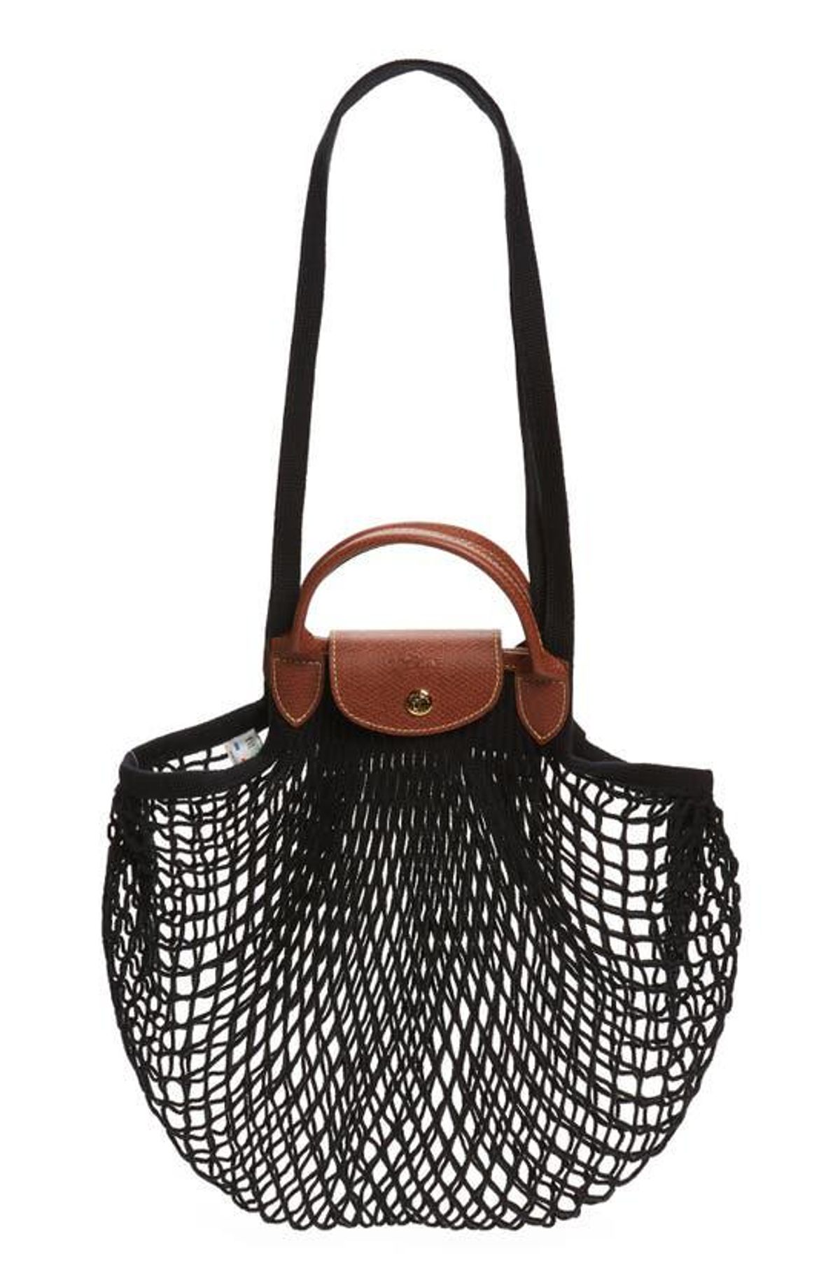 longchamp le pliage filet knit bag