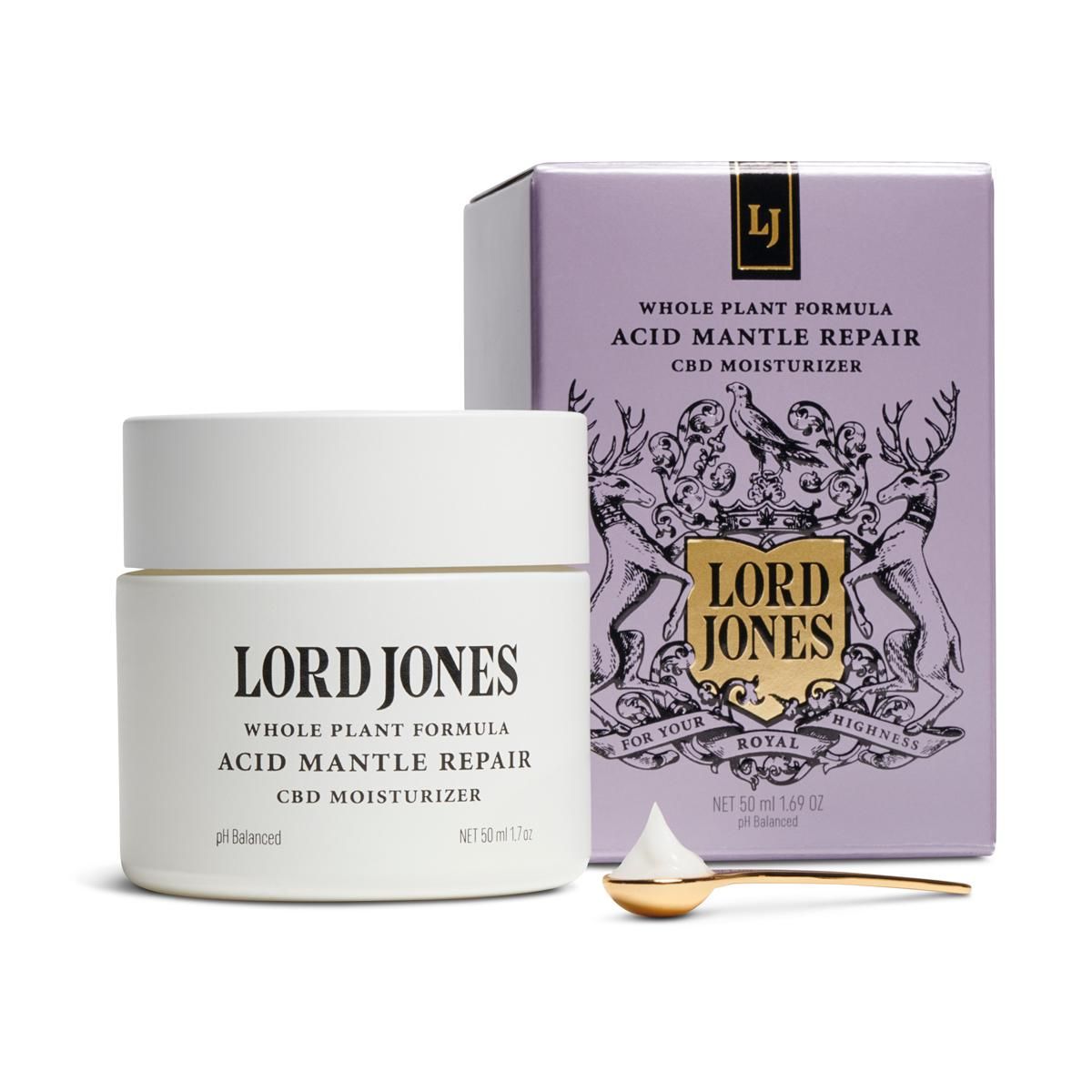 lord jones acid mantle repair cbd moisturizer