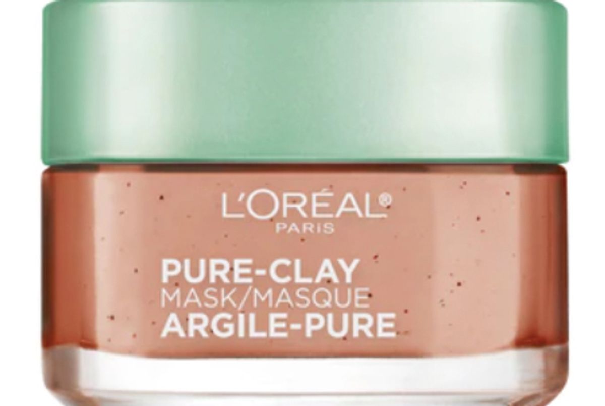 loreal pure clay mask exfoliate and refine pores