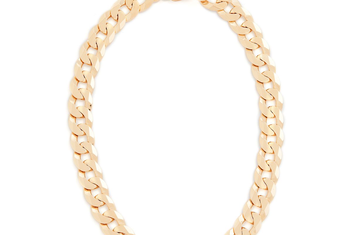 loren stewart xxl gold necklace