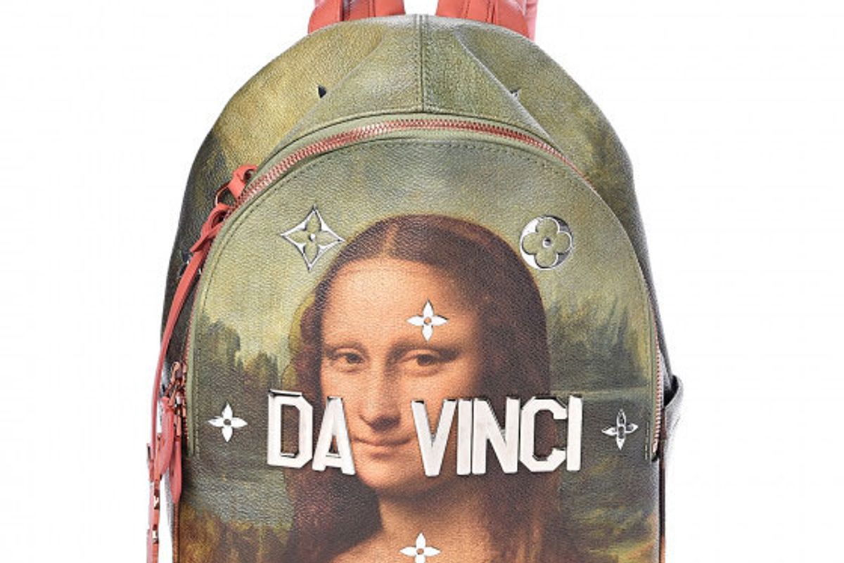 louis vuitton mastes jeff koons da vinci palm springs backpack